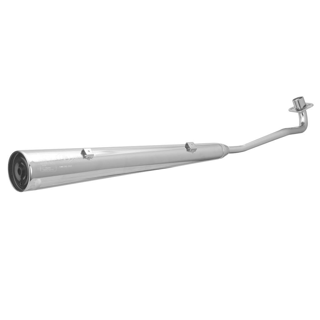 Escapamento Escape Cromo Forte Modelo Original B Biz 125 2006 2007 2008 2009 2010 Cromado em Oferta na Shopee