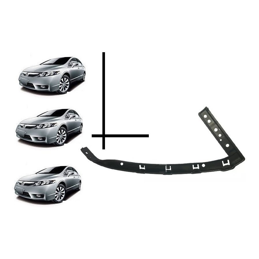 Guia Farol New Civic 2007 2008 2009 2010 2011 Direito