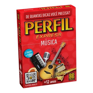 Jogo de Perguntas e Respostas Perfil Express Musica Grow Brinquedo Infantil Educativo Criança em Oferta na Shopee