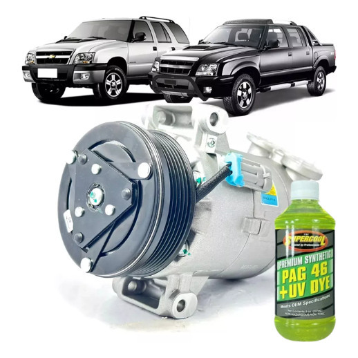 Compressor De Ar Delphi S10 2.4 / 2.8  Original + Óleo em Oferta na Shopee