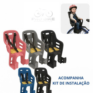 Cadeirinha Infantil Bicicleta Importada Traseira Resistente Para Bagageiro C/Cinto Importada em Oferta na Shopee