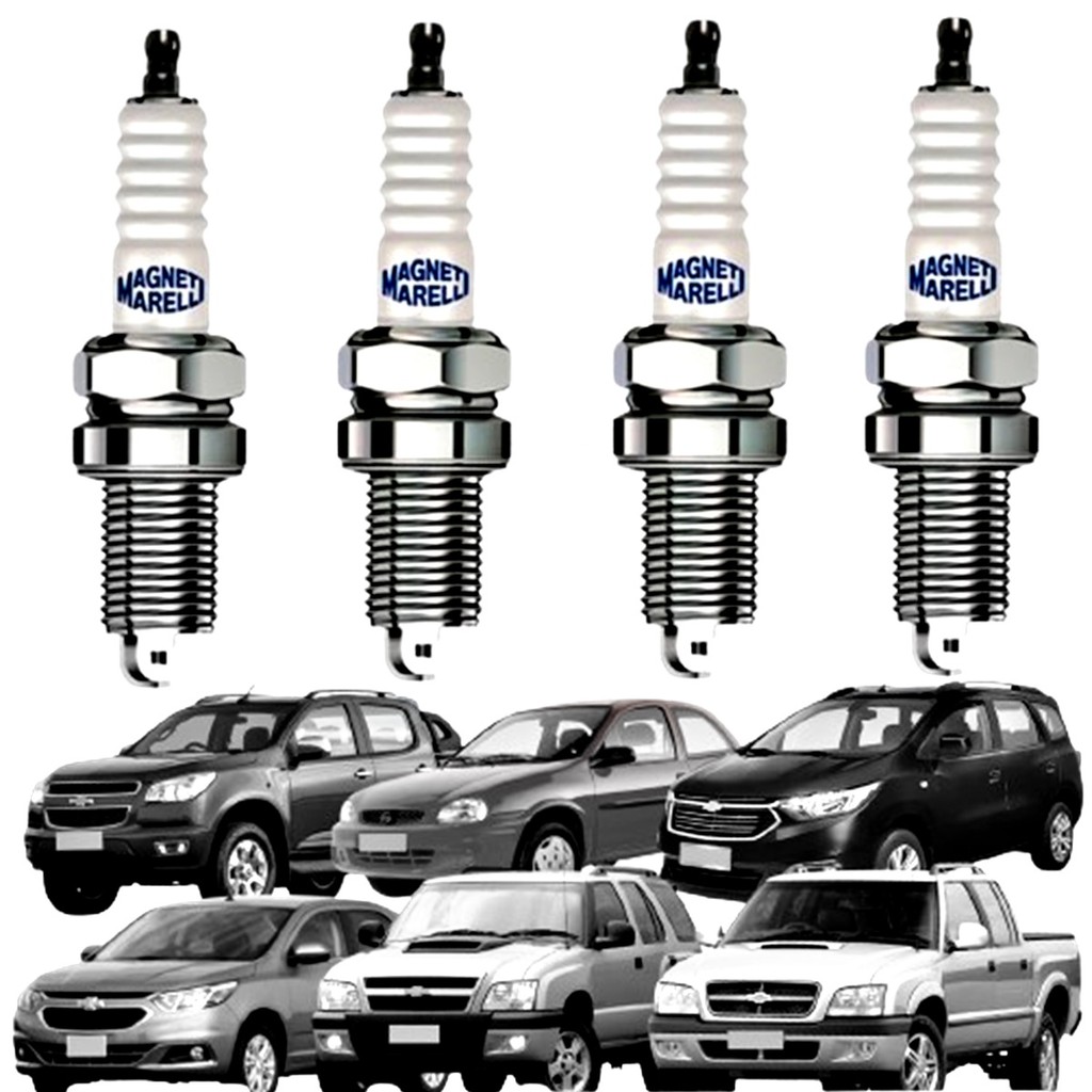 Jogo Velas Ignição Corsa 1.0 1.4 1.6 8v Cobalt 1.8 Spin 1.8 em Oferta na Shopee