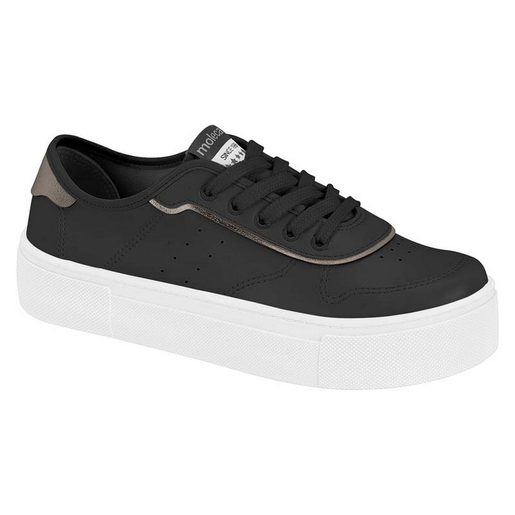 Tênis Feminino Plataforma Moleca Casual Cadarços 5658.539 em Oferta na Shopee