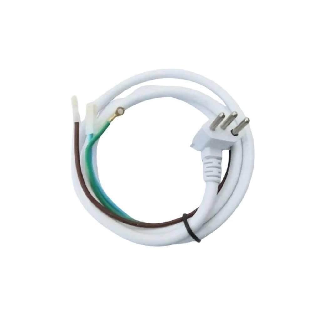 Cabo de Força 2 Metros para Ar Condicionado 7/24 BTUs Perfil 3x2,5mm Branco 