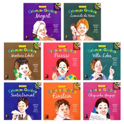 Coleção Crianças Geniais - Coleção Com 8 Livros Bilíngue