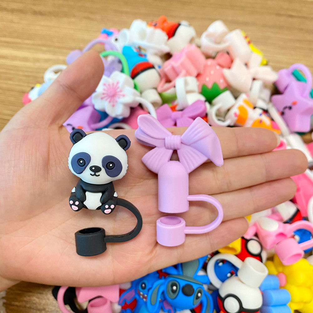 Adequado Para Tampa De Palha De 10mm , Portátil , Reutilizável , Leite , Chá , Acessórios , Criativo , Grau Alimentício 