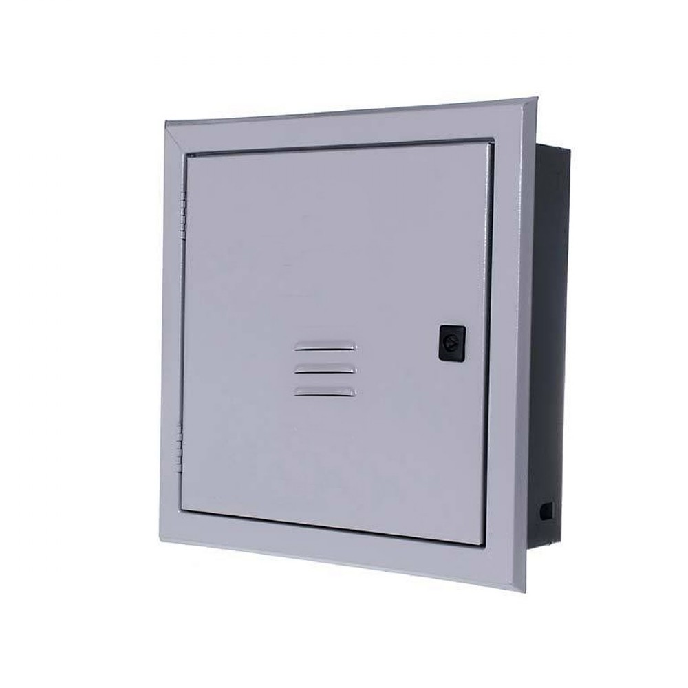 Caixa Telebras 80x80 De Embutir Fundo Chapa/Madeira