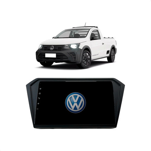 Kit Multimídia 9 Polegadas Saveiro Robust 2017/2025 Original