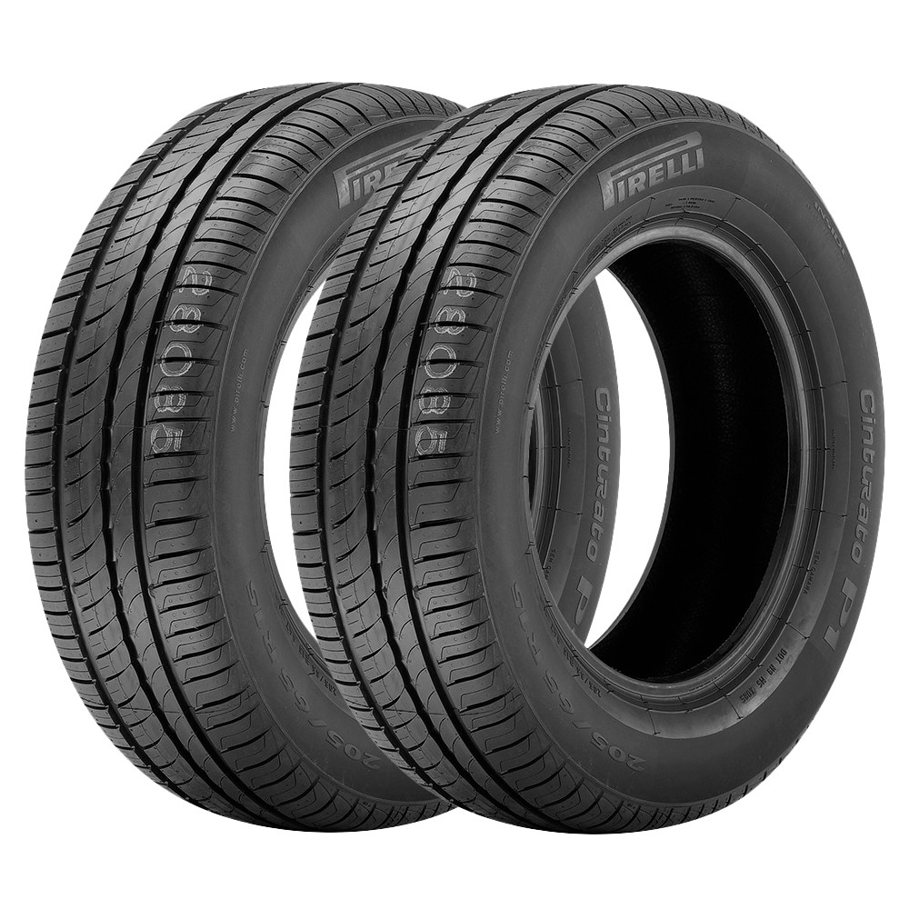 Jogo 2 Pneus Pirelli Aro 15 Cinturato P1 (KA) 195/65R15 91H em Oferta na Shopee