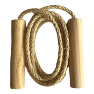 Brinquedo Corda De Pular Infantil De Sisal Criança Exercício