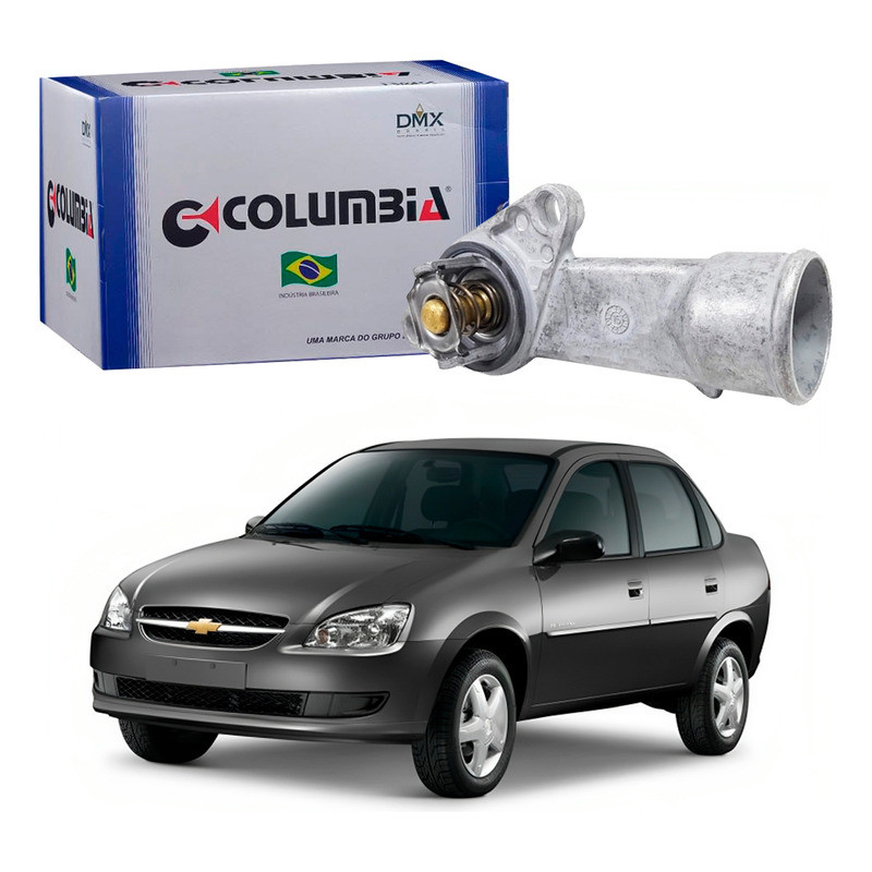 Valvula Termostatica Chevrolet Corsa Classic 1.0 2011 A 2018 em Oferta na Shopee