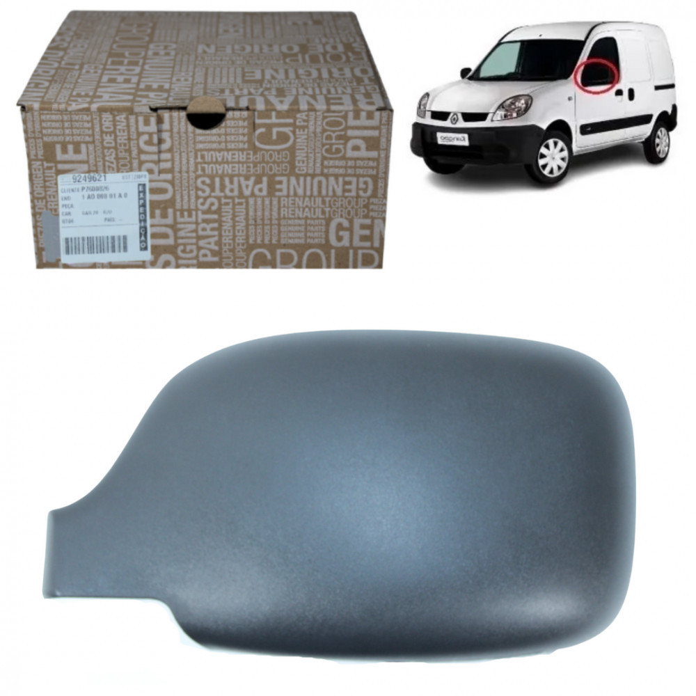 Capa do retrovisor lado esquerdo Renault Kangoo em Oferta na Shopee
