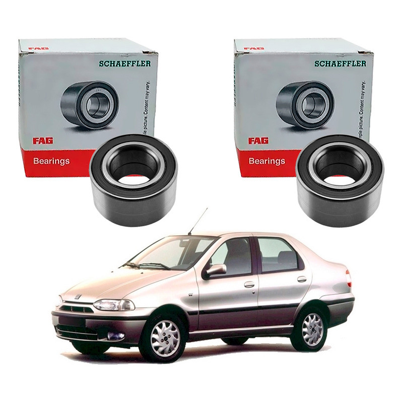 Par Rolamento Dianteiro Siena 1.0 1.5 1.6 1996 A 2000