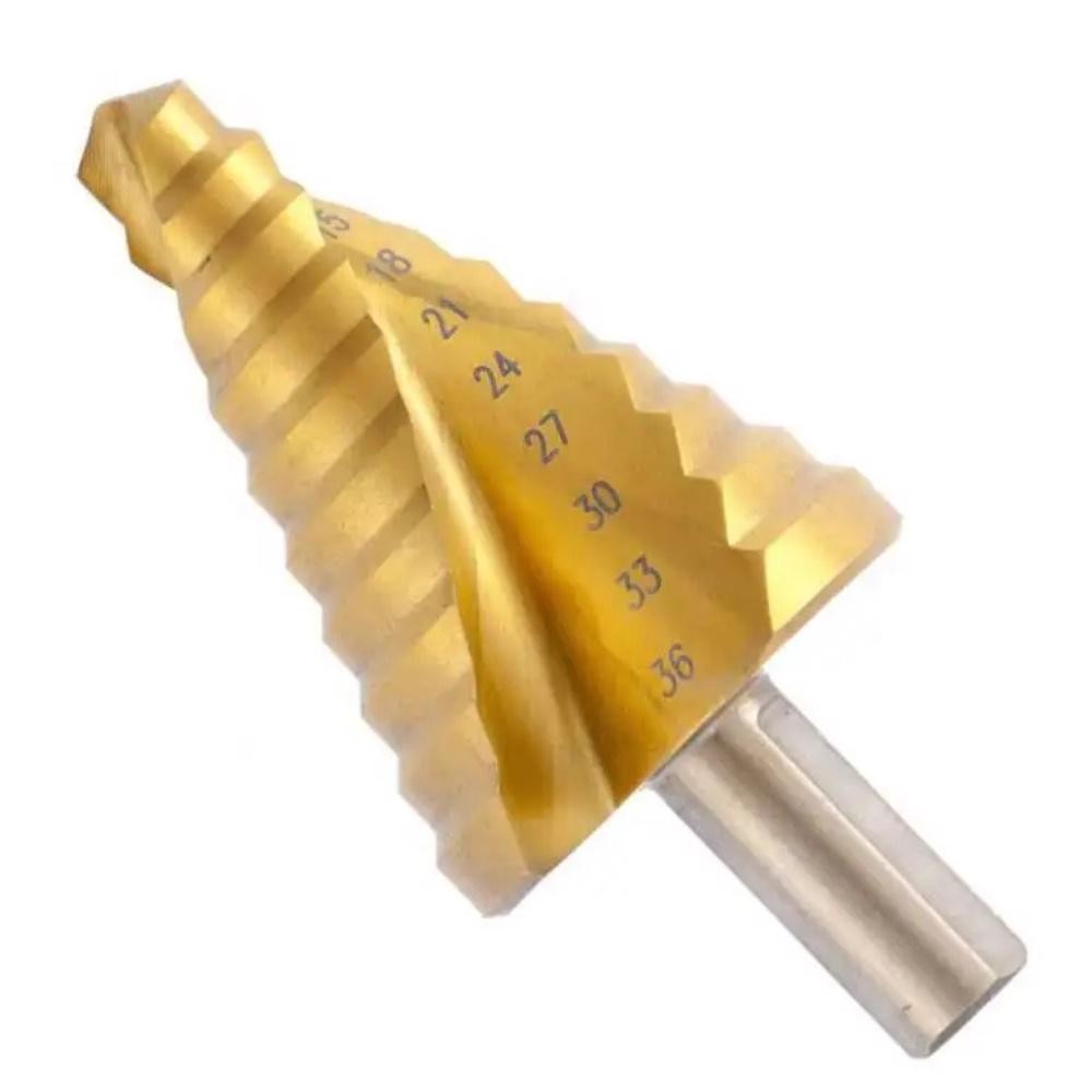 Broca Escalonada de 9 à 36mm HSS Espiral Profissional MTX em Oferta na Shopee