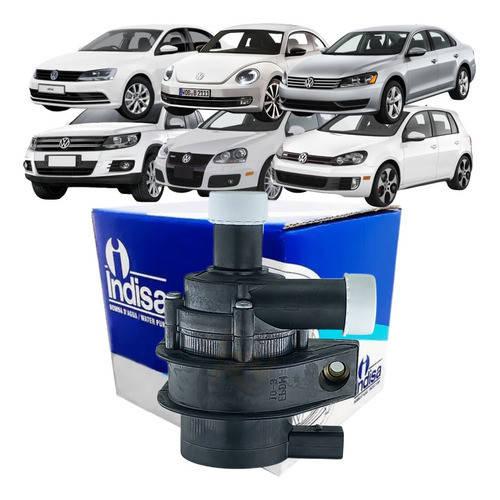 Bomba Agua Eletrica Original Indisa Golf Passat Tiguan 2.0 Tsi Tfsi 2006 2007 2008 2009 2010 a 2017