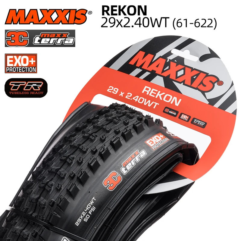 MAXXIS REKON 29X2.40WT 61-622 TUBELESS XC AM FR 27.5x2.4 Pneu De Bicicleta De Montanha De MTB DH