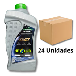 Óleo Lubrificante CAIXA 24 unidades 10W30 4T MOTO.