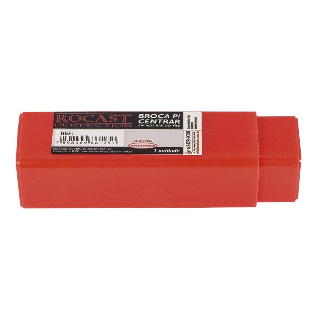Broca de Centro DIN 333A - 1,0 x 3,15mm (9,0013) - Rocast · foto 2