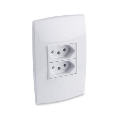 Conjunto 2 Tomadas Simples 10A e 20A Force Line em Oferta na Shopee