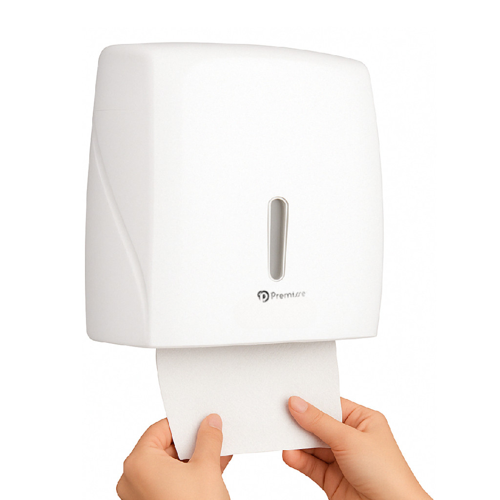 Dispenser Suporte de Papel Toalha Interfolhado Toalheiro Parede Banheiro Lavabo Cozinha restaurante escola igreja loja