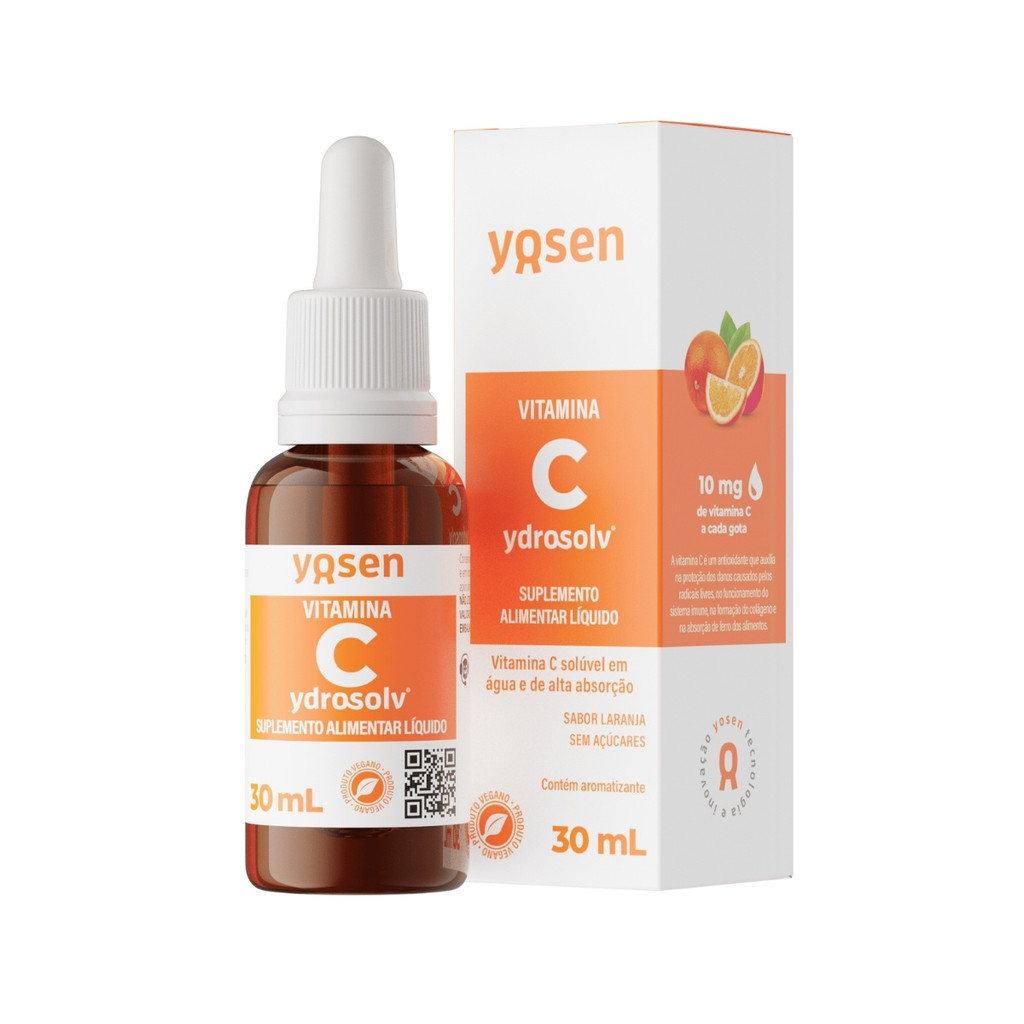 Vitamina C Ydrosolv Frasco 30ml Yosen em Oferta na Shopee