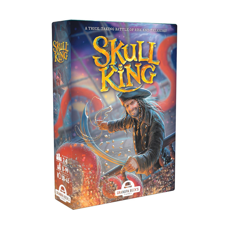 S Jogos de Embalagem Skull King-O Melhor Truque Pirata Tirar Cartas , Jogo de Tabuleiro