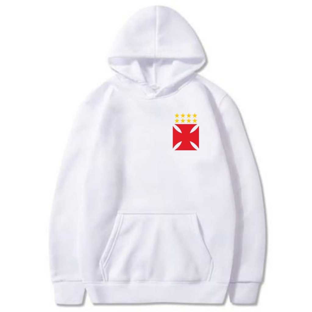 Moletom de Time Vasco Casaco Canguru Time de Futebol Blusa de Frio Unissex Confortável em Oferta na Shopee