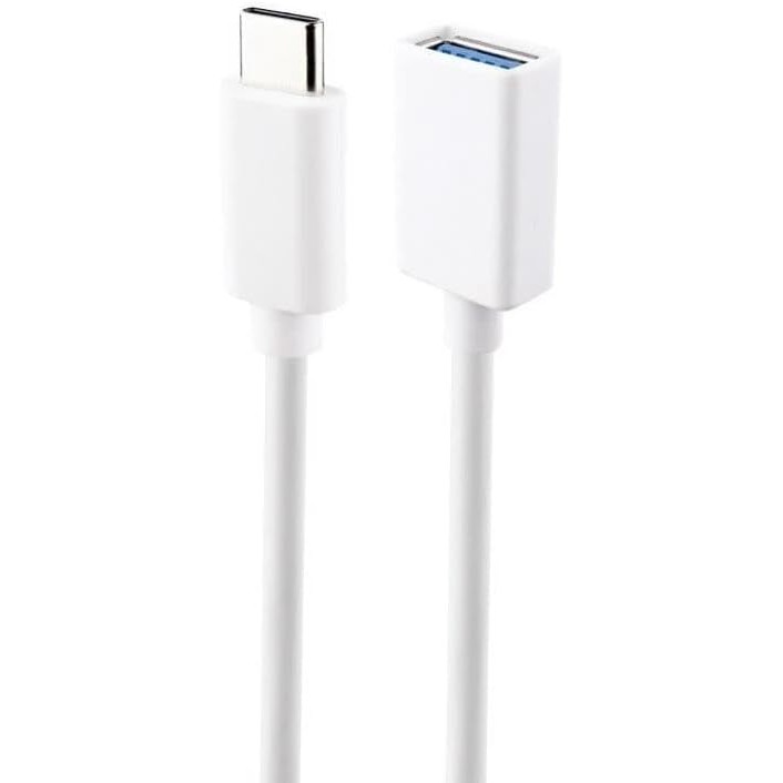 Cabo Adaptador OTG USB para Tipo C Ligar Mouse Teclado Pendrive 2.0
