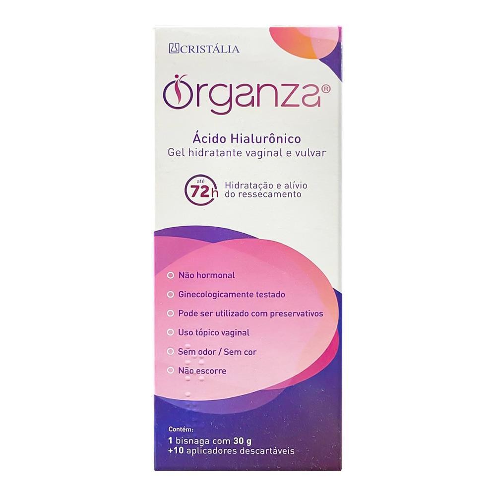 ORGANZA GEL HIDRATANTE VAGINAL COM 30G em Oferta na Shopee