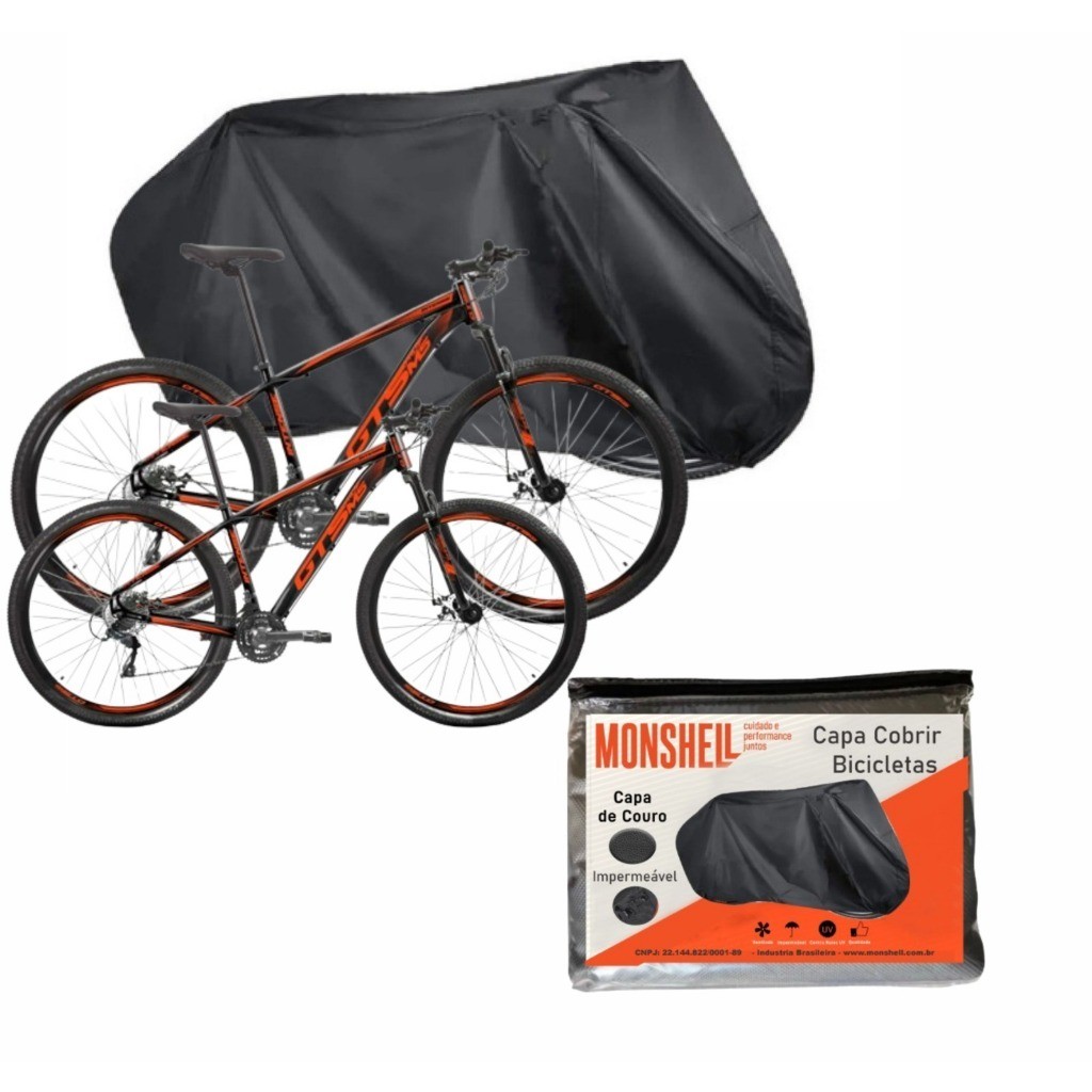 Capa para Bicicleta Impermeável Forrada Proteção Cobrir Aro 24/26/29 Contra Chuva e Poeira em Oferta na Shopee