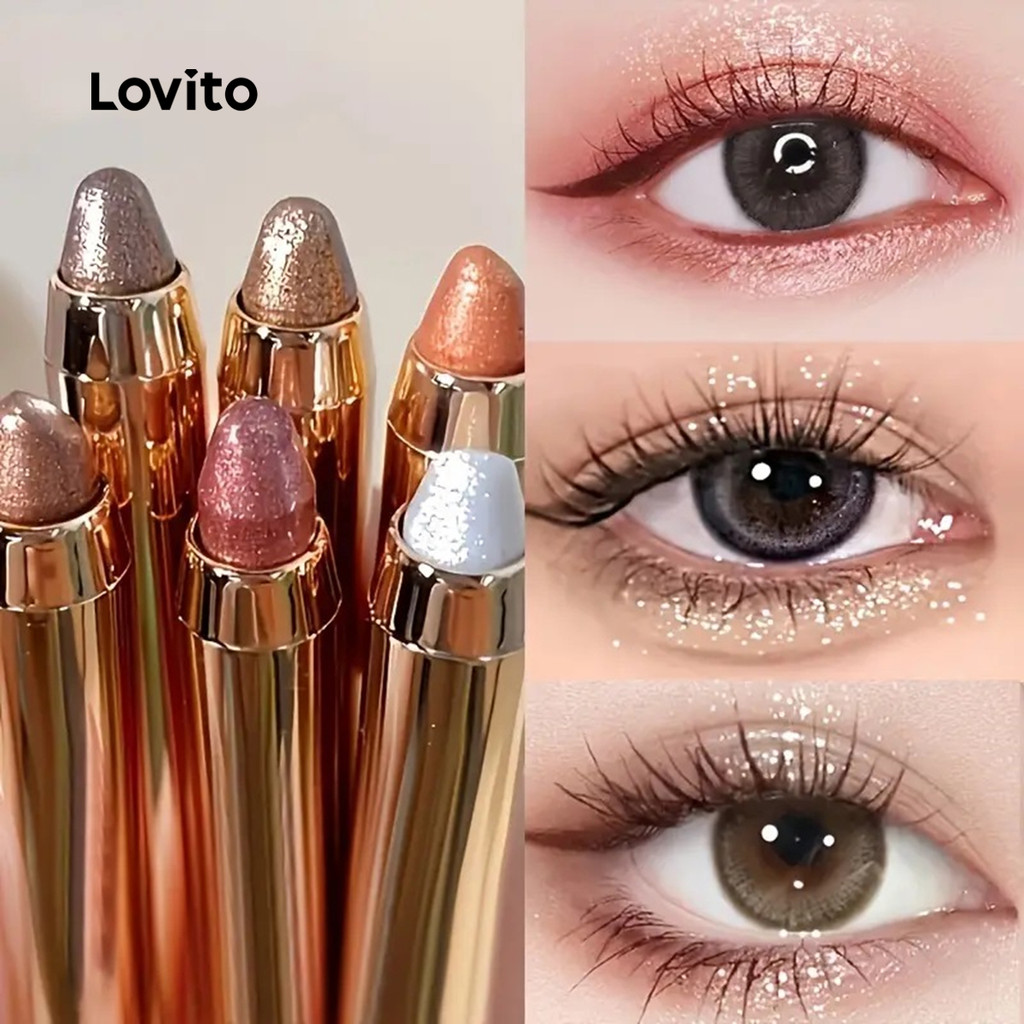 Lovito Casual Liso Brilhante Sensação Simples E Fácil De Usar Adequado Para Sombras Diárias Para Mulheres LCS09092 em Oferta na Shopee