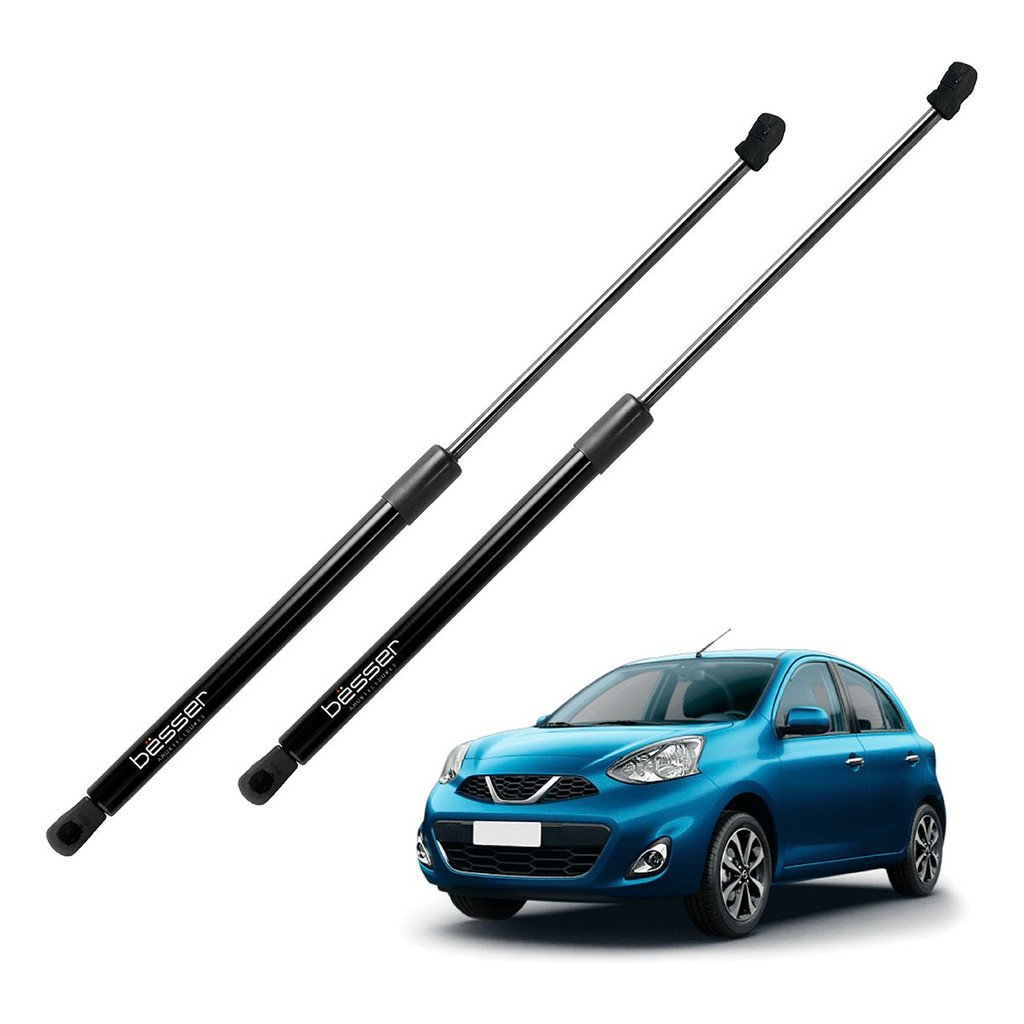 Par Amortecedor Tampa Traseira Nissan March 2011 à 2023 Pistão à Gás Porta Malas Nissan March em Oferta na Shopee