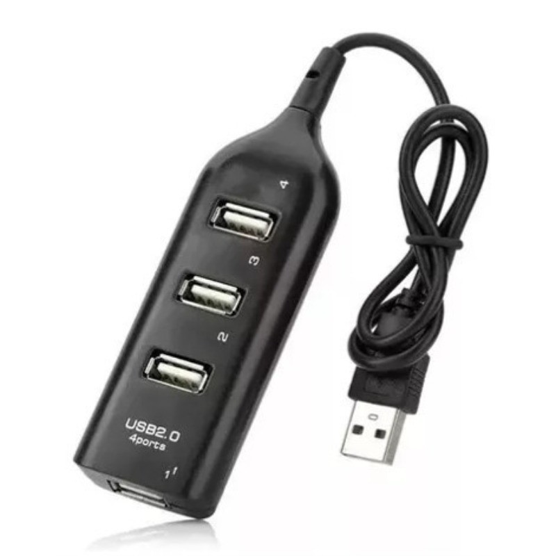 Hub Usb 4 Portas 2.0 Extensor Multi Drive Adaptador Pc Note
