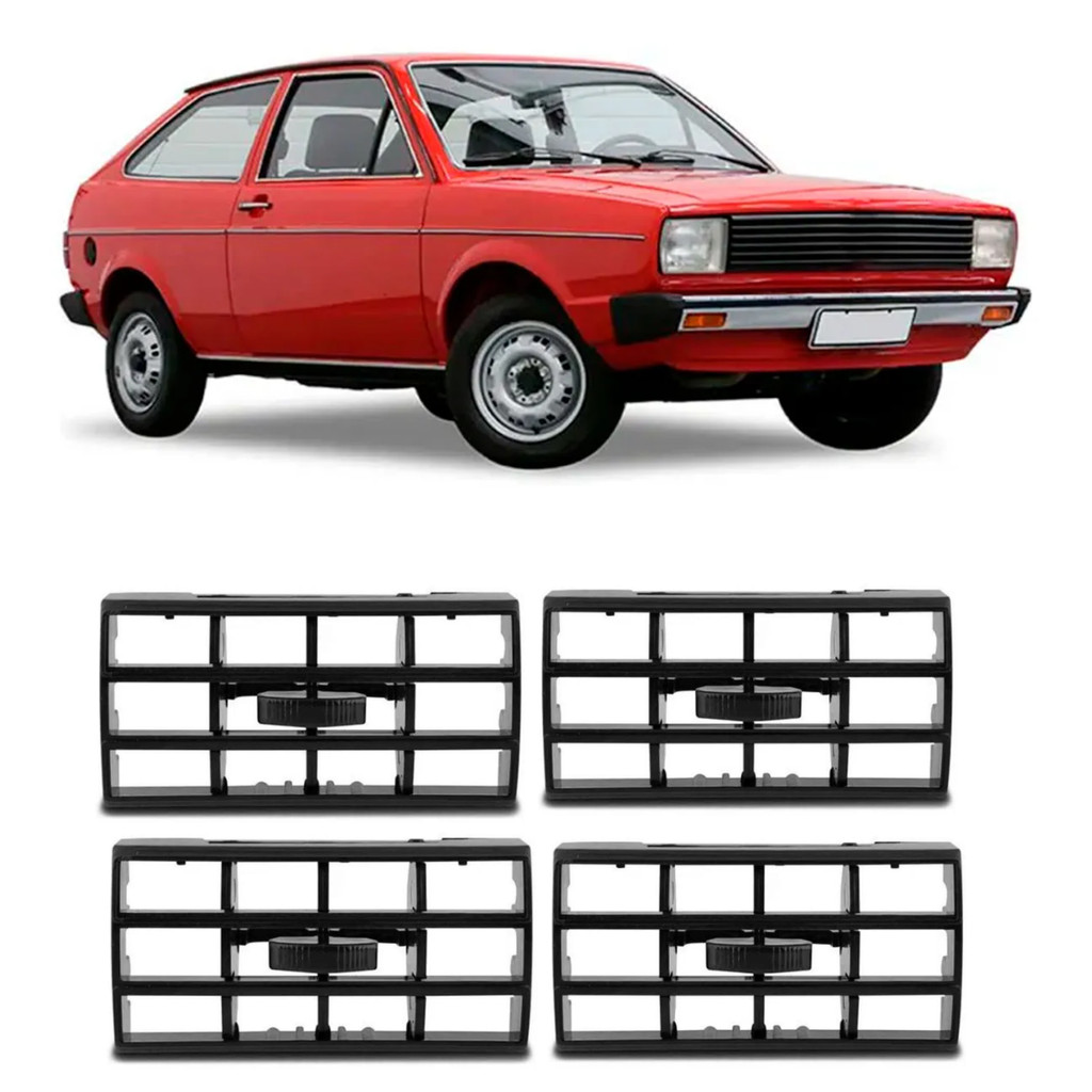 KIT 4 DIFUSORES DE AR CENTRAL LATERAL GOL VOYAGE PARATI SAVEIRO 1981 1982 1983 1984 1985 1986 87 DIREITO ESQUERDO PRETO