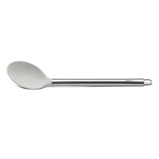 Colher Para Arroz Aço Inoxidável Base Silicone 33,5 cm Para Panela Antiaderente Linha Duo Brinox em Oferta na Shopee