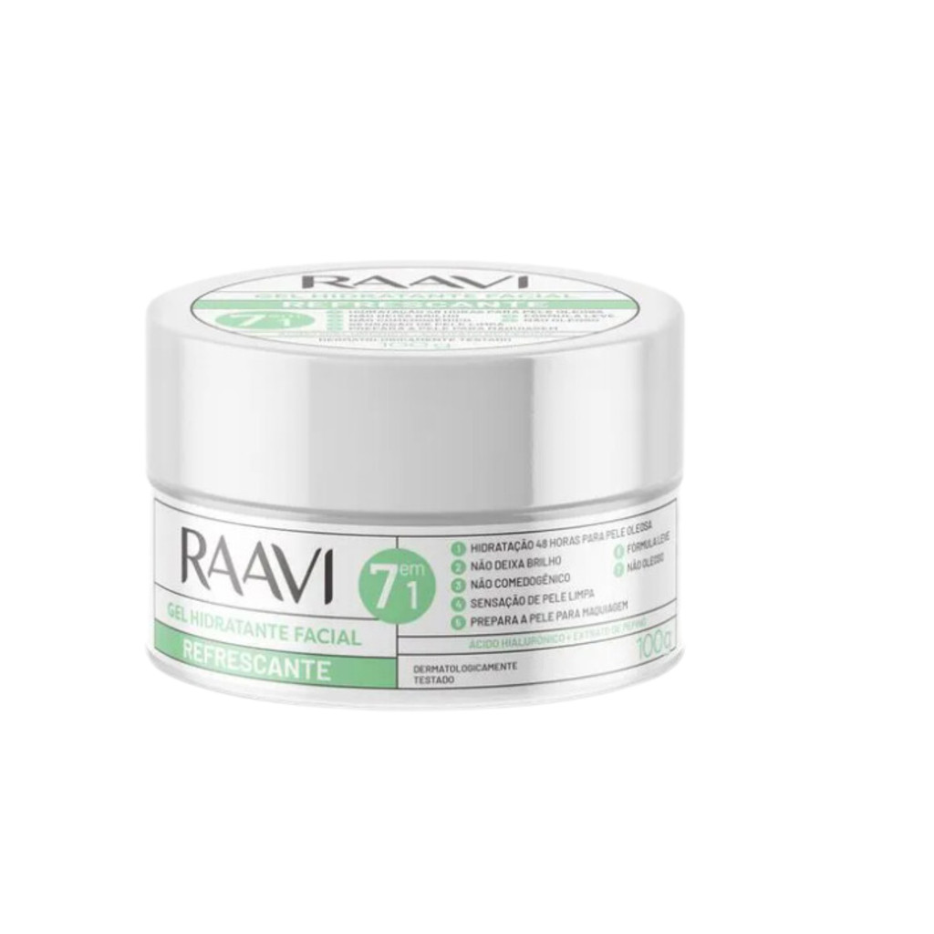 Gel Raavi Hidratante Facial Refrescante 100g em Oferta na Shopee