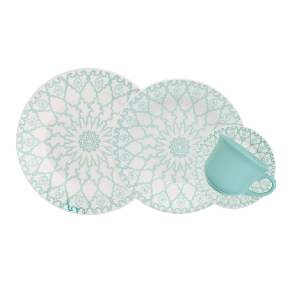 Aparelho de Jantar/Chá Biona Mandala 16 Peças em Oferta na Shopee