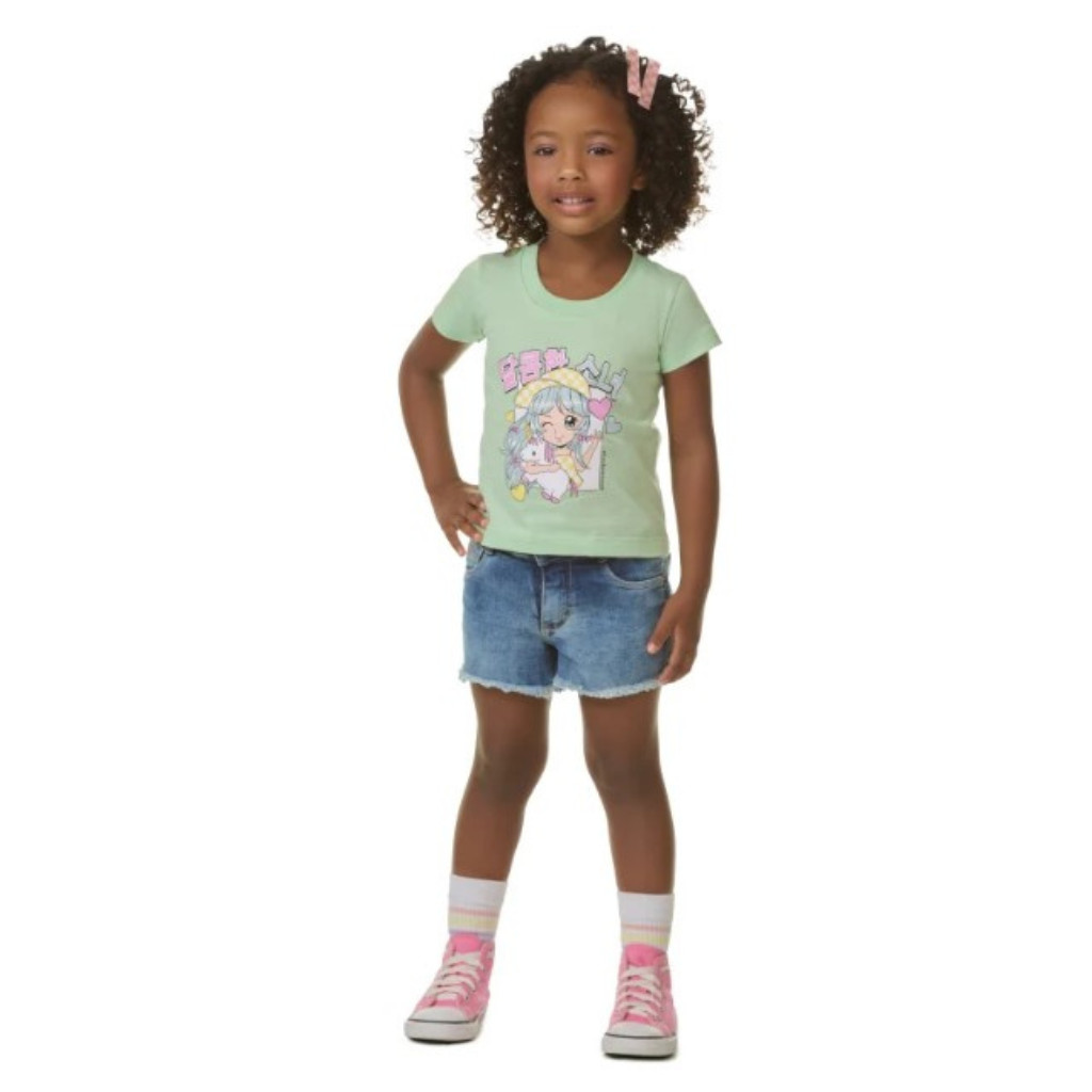 Blusa Meia Malha Infantil Moda Infantil Alta Qualidade Conforto E Estilo Ideal Para O Dia A Dia
