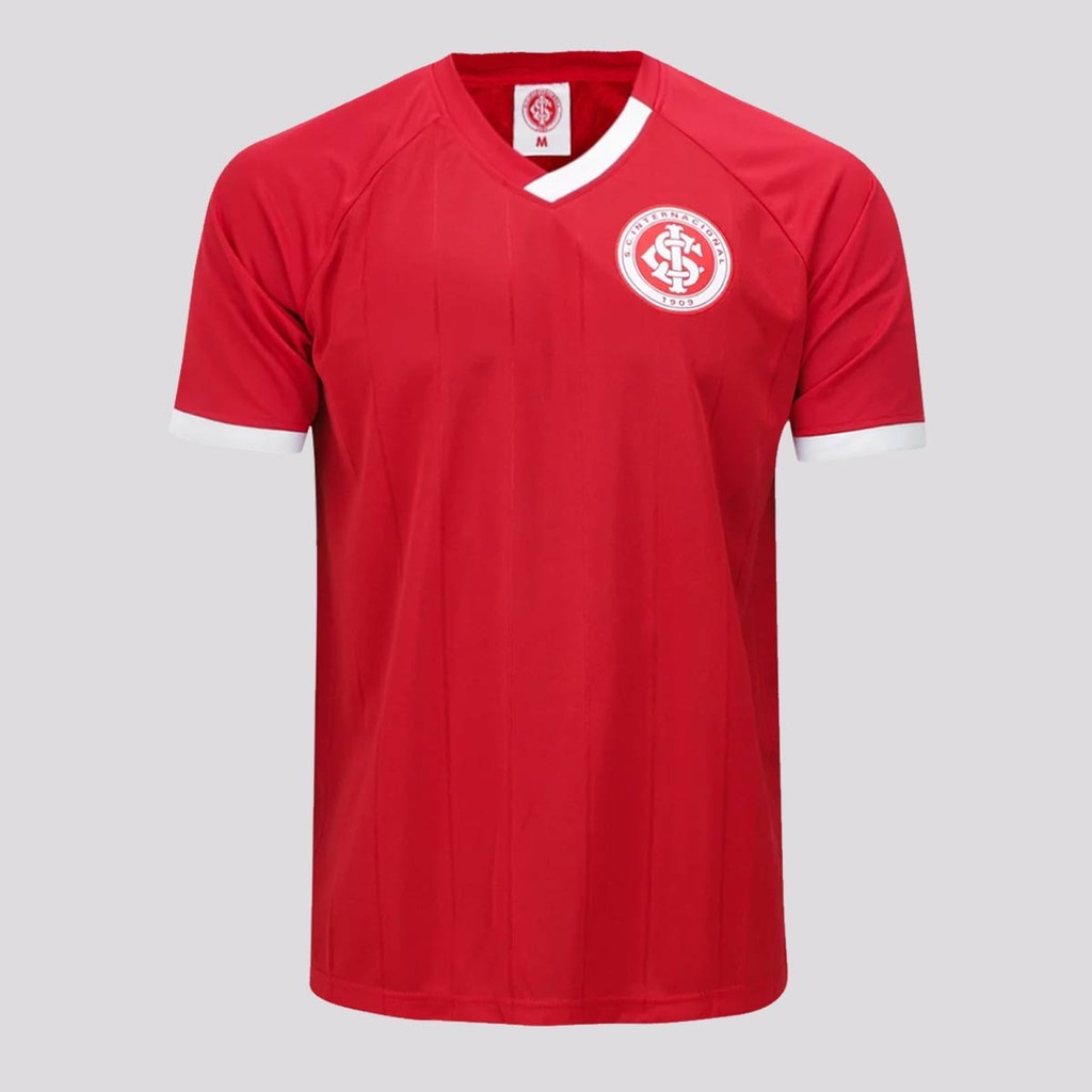 Camisa Internacional Benson Infantil Vermelha em Oferta na Shopee