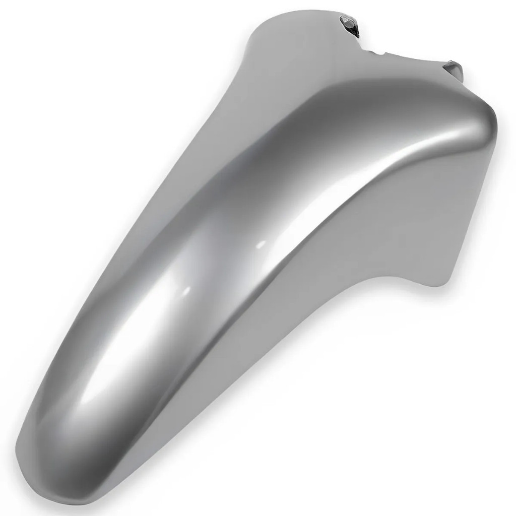 Paralama Dianteiro Frente Moto Honda Biz 125 Ks Es 2012 Abs 100% Virgem Proteção UV Cor Prata Ibiúna