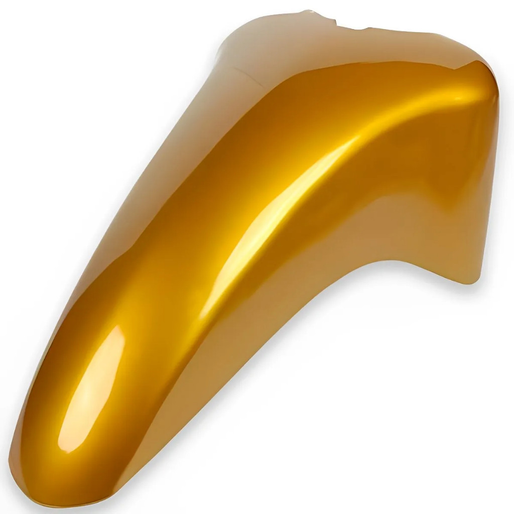 Paralama Dianteiro Parte da Frente Compatível Moto Honda Biz 125+ EX 2011 Amarelo Caju Metálico