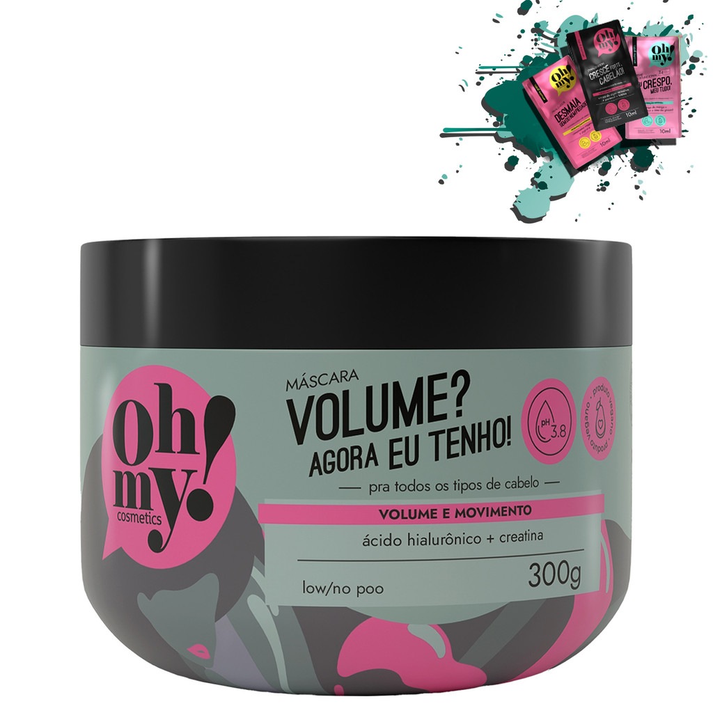 Máscara Oh My! Volume? Agora Eu Tenho! 300gr em Oferta na Shopee