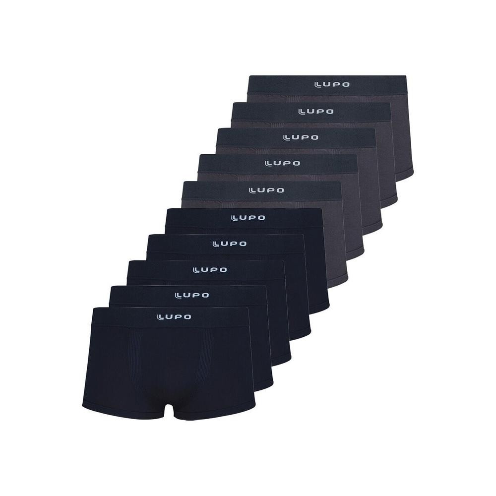 Kit com 10 Cuecas Sunga Lupo 656-001 Colorido