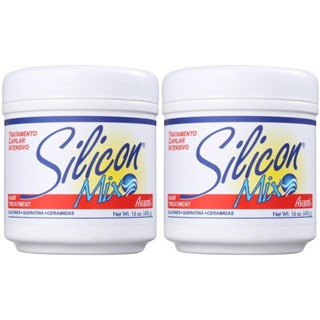Kit 2 un Máscara de Tratamento Capilar Intensivo Silicon Mix 450g - Para Cabelos Secos e Quebradiços em Oferta na Shopee
