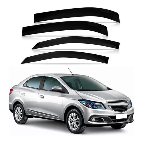 Calha De Chuva Prisma 2013 2014 2015 2016 2017 18 2019 Slim em Oferta na Shopee