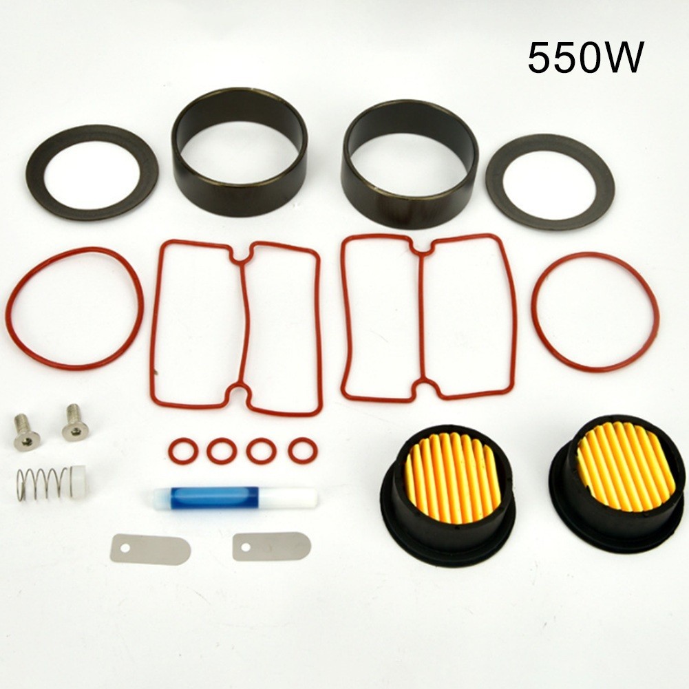 20pcs Kit De Reparo De Compressor De Ar Silencioso Sem Óleo Para Modelos 550W 750W 1100W 1500W