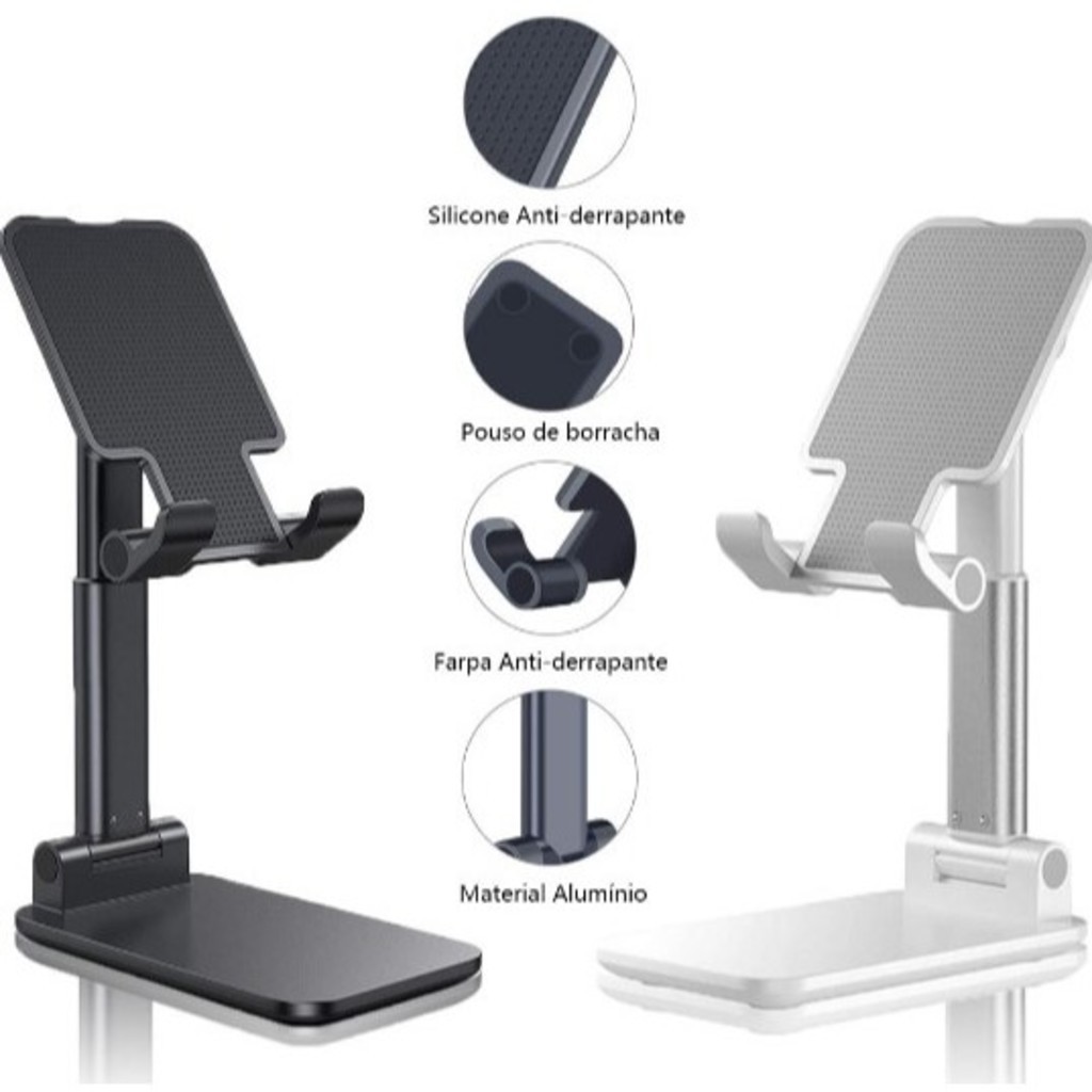 DAGUAN KIT 1/2/3 PCS Suporte Para Celular e Tablet Dobrável Portátil Ajustável Apoio Mesa