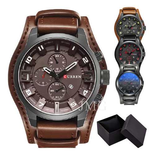 Relógio De Quartzo De Luxo Curren 8225 Para Homens