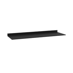 Tampo para Balcão de Cozinha com Rodapé Torfi 160cm MDP/BP Preto G96 - Gran Belo
