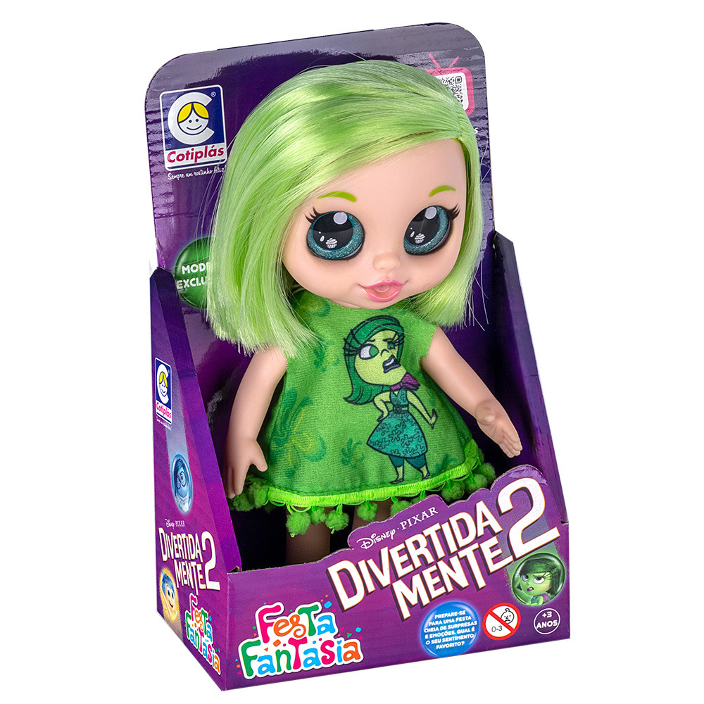 Boneca Divertida Mente 2 Festa Fantasia Nojinho em Oferta na Shopee